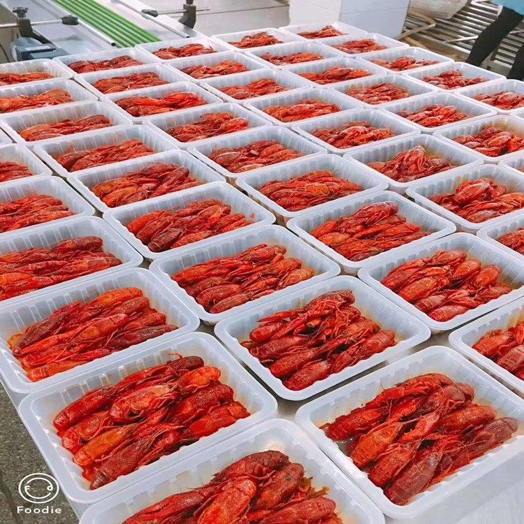 麻辣海鲜 卤味海鲜 休闲食品小龙虾八爪鱼封盒即食包装