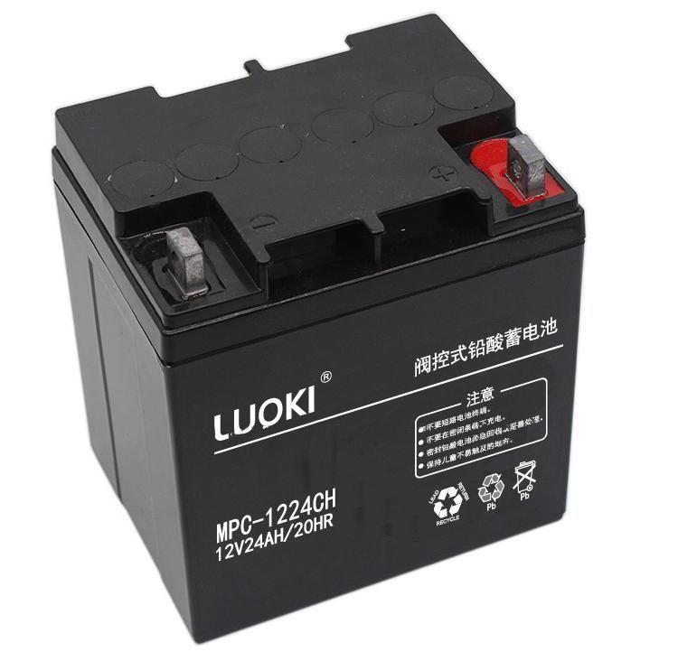 LUOKI洛奇蓄电池MPC12-17CH 免维护储能蓄电池12V17AH 直流屏电源