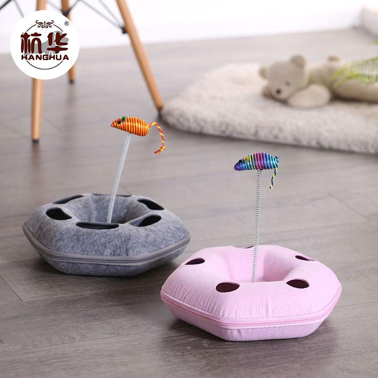 宠物玩具逗猫游乐盘 杭华猫猫用品幼猫玩具逗猫棒易清洗