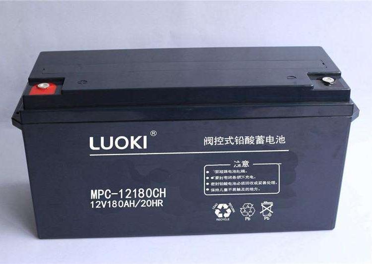 LUOKI蓄电池MPC12-150CH 12V150AH铅酸蓄电池 免维护储能电源 直流屏UPS蓄电池