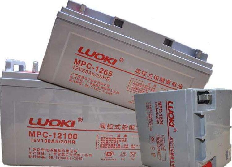 LUOKI蓄电池MPC12-120CH 12V120AH蓄电池 免维护储能电源 直流屏UPS蓄电池