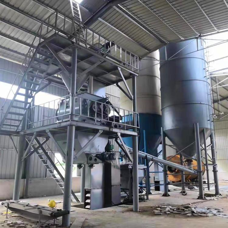 郑州中力众鼎厂家供应大型干粉砂浆生产线  预拌干混砂浆搅拌站 支持定制
