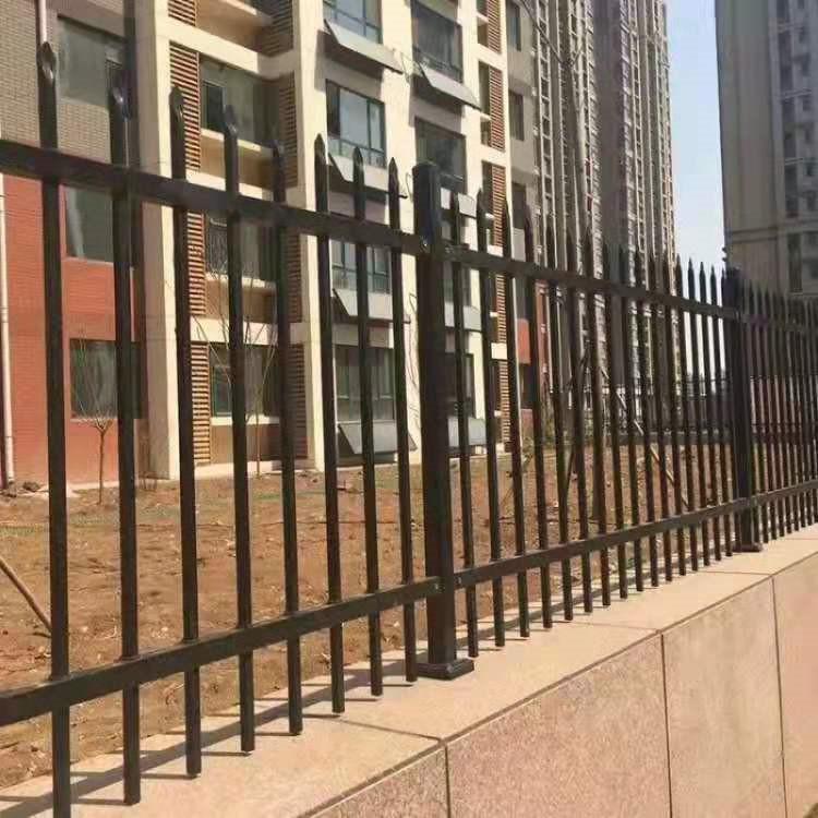 锌钢护栏 现货铁艺护栏围墙 学校小区庭院别墅锌钢护栏可定制