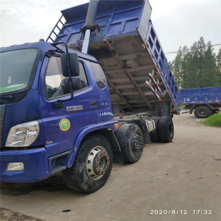 现货出售 福田瑞沃E3 170马力 前四后四 5.2米 平板后翻自卸车 时代金刚 新款自卸车