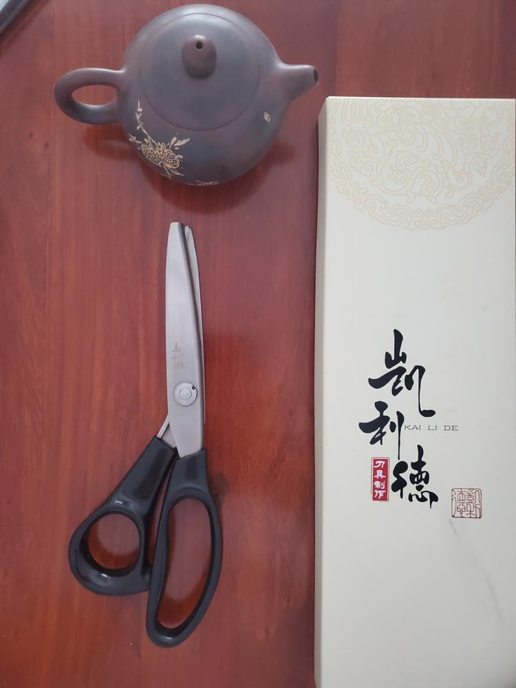 简约家用布料花边剪刀布样剪三角波浪花齿锯齿剪刀布艺裁缝剪面料花剪子缝纫用品剪刀