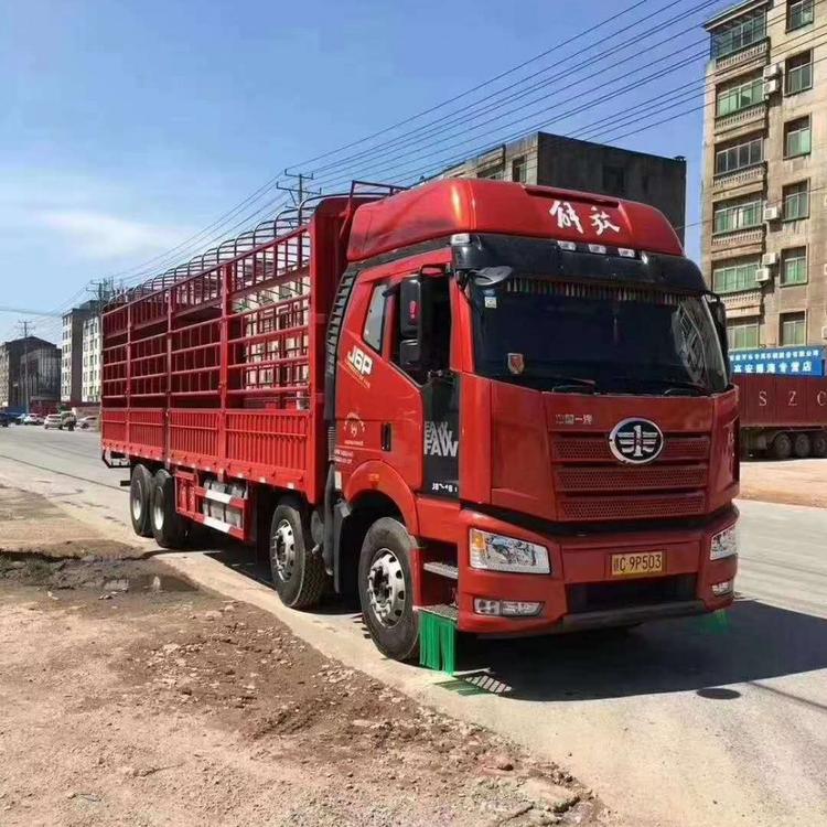 出售二手解放前四后八9米6高栏载货车 国五 460马力一年车 8*4