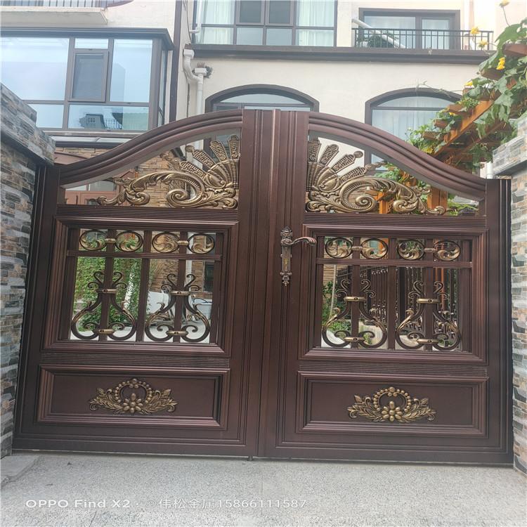 上海庭院大门    铝艺庭院大门  乡村铝艺门厂 量大价优
