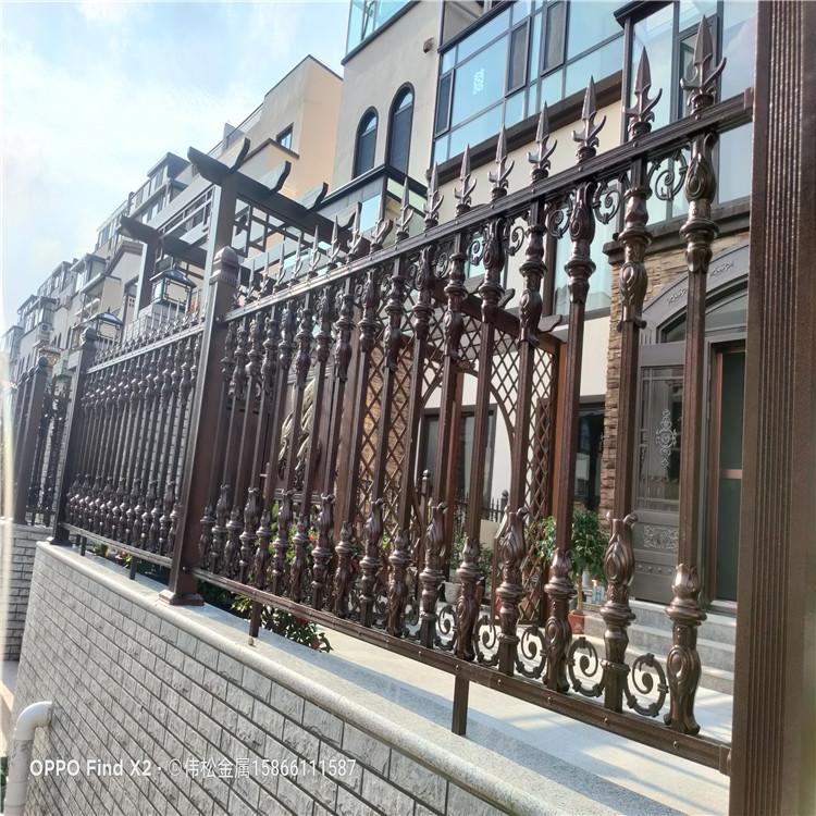 诸城铝艺围栏  铝艺栏杆  铝合金围栏批发 量大价优
