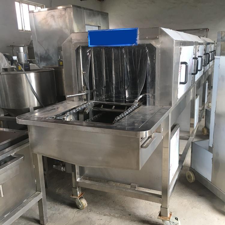 厂家供应周转箱清洗机 全自动食品筐清洗机 热水循环喷淋洗筐机