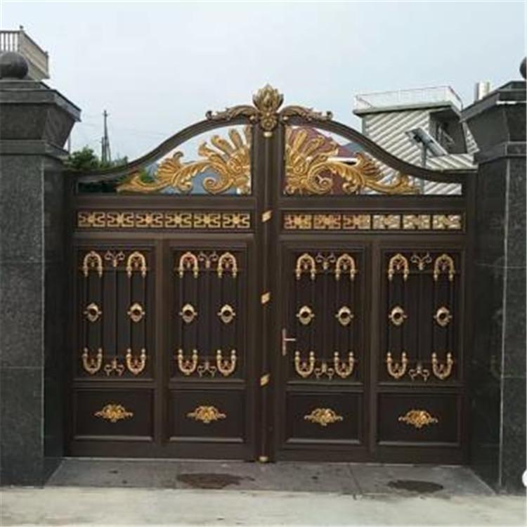 菏泽别墅铝艺大门  铝合金大门  铝合金小门批发 价格合理