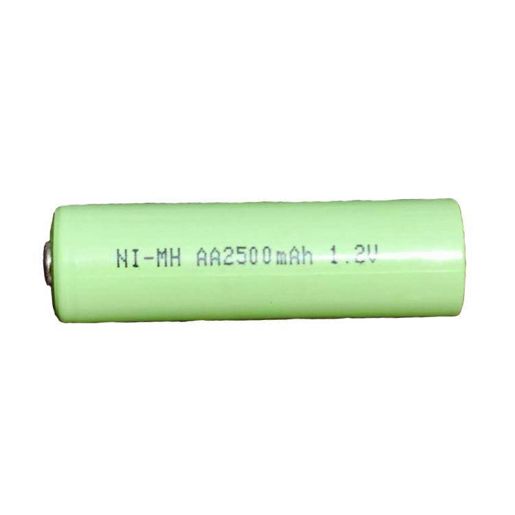 镍氢5号电池AA2500mAh 1.2V可充电池仪器设备工业平头电池KTV话筒