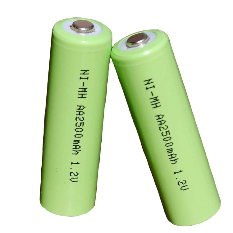 镍氢5号电池AA2500mAh 1.2V可充电池仪器设备工业平头电池KTV