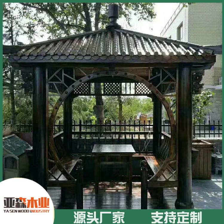 景区防腐木凉亭 防腐木亭子定做 郑州防腐木凉亭