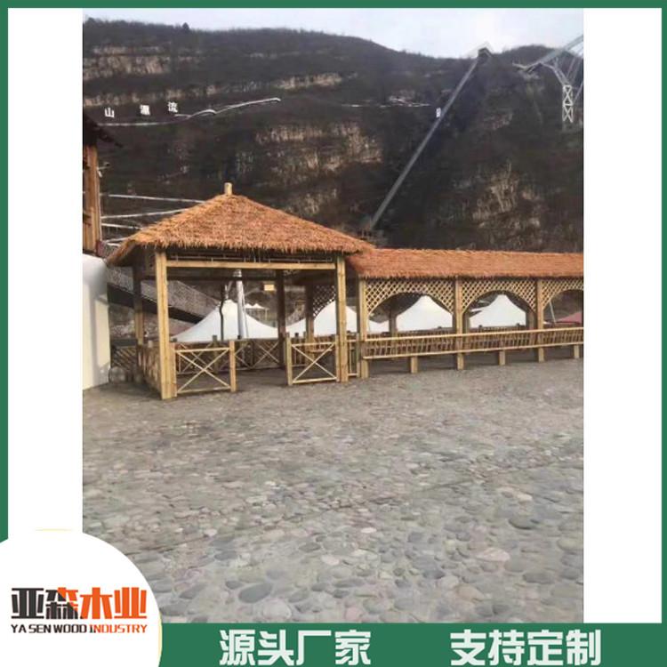 双层六角防腐木凉亭 双层防腐木凉亭 四角防腐木凉亭