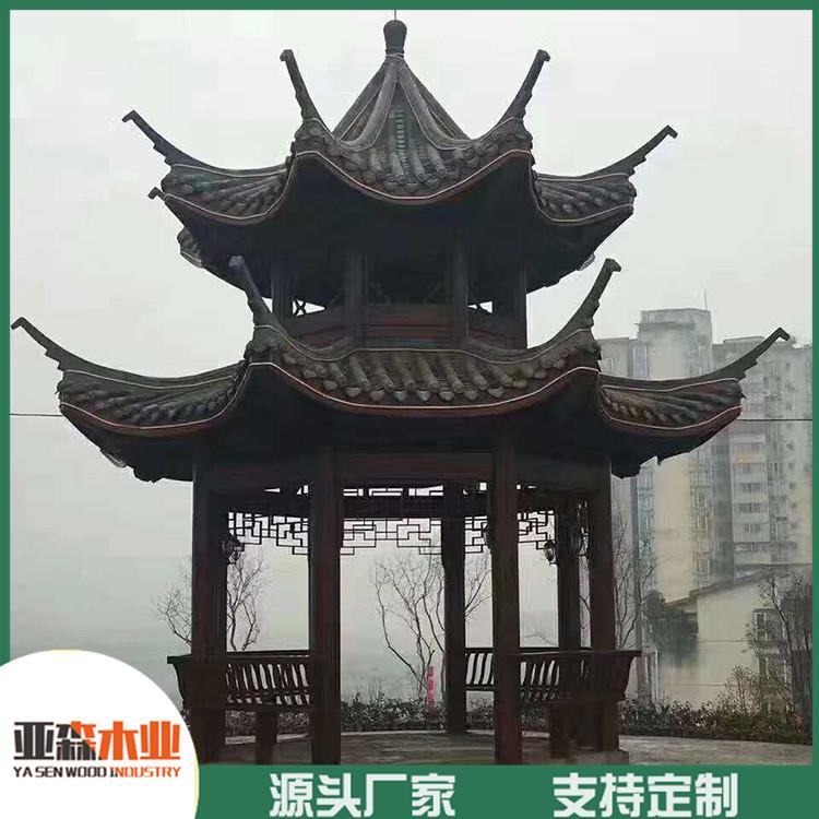 防腐木仿古凉亭 防腐木凉亭定制 防腐木凉亭生产厂家
