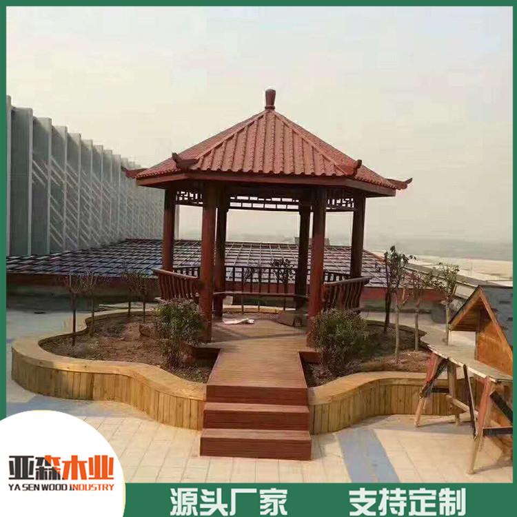 室外防腐木凉亭 古建凉亭厂家 河南防腐木凉亭