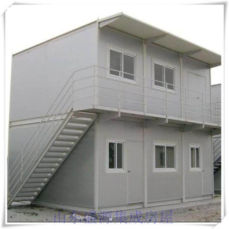 坚固耐用集装箱活动房屋平##顶活动房定制盛源钢结构山东援建企业