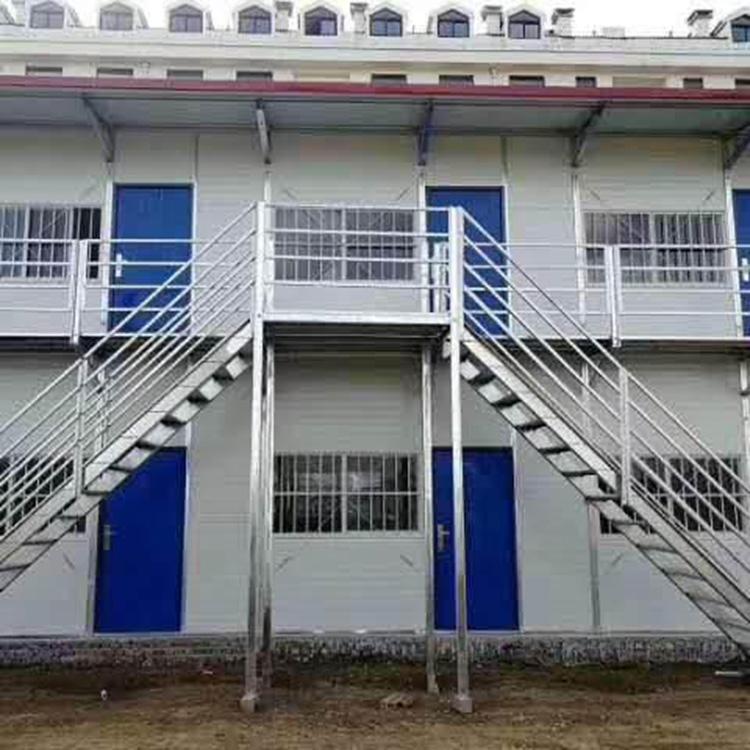 双层k式彩钢板房 可住人多层彩钢板房 金科 隔热移动彩钢板房