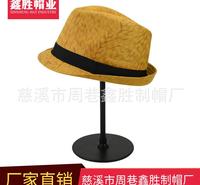 批发防晒<em>防</em>紫外线遮阳英伦礼帽环保帽短沿小礼帽厂家