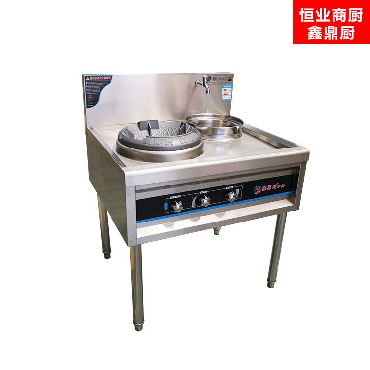 厂家直销豪华款自吸风中压炉醇基燃料猛火灶单炒单温灶