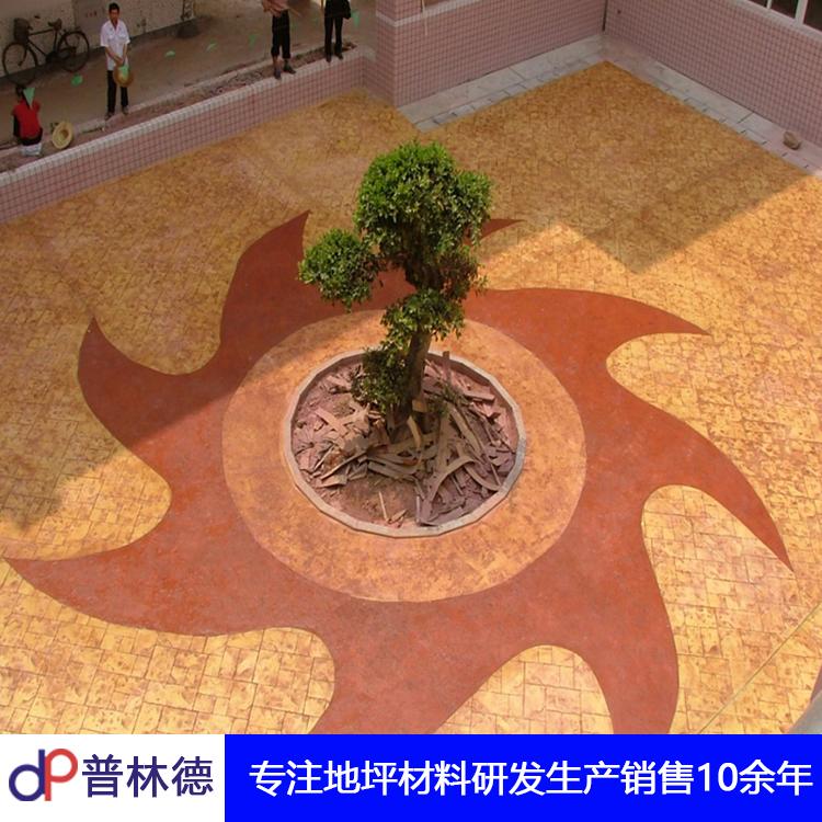 压花混凝土地坪绿色环保压印地坪价格施工工艺
