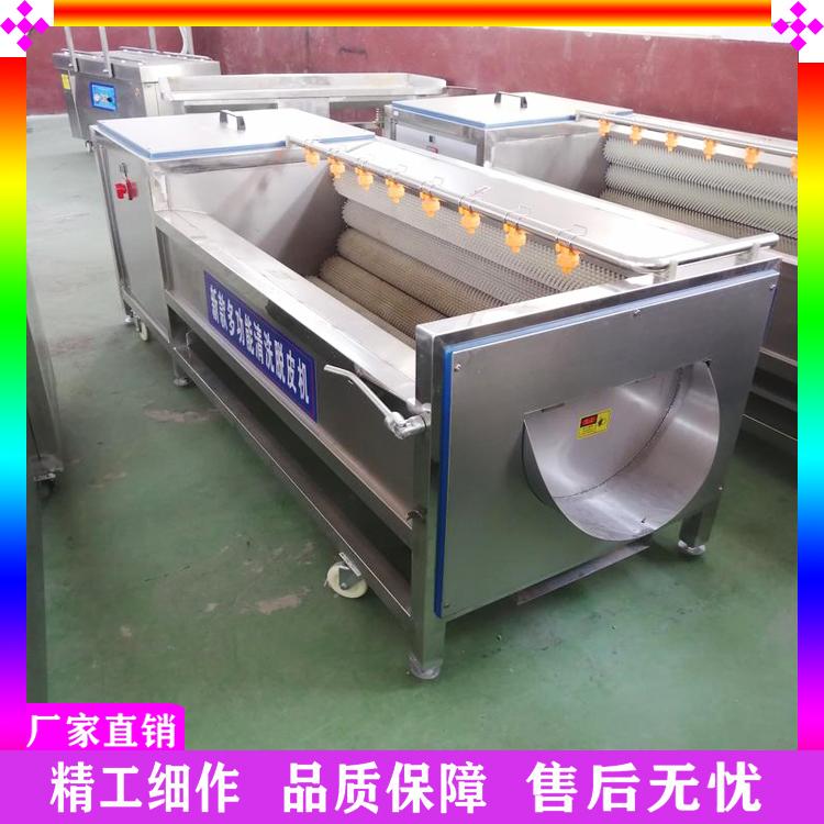 多功能芋头清洗去皮机 土豆洋葱毛辊去皮清洗机 全自动生姜脱皮清洗机