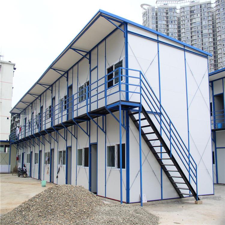 九江坡顶活动板房销售  轻钢结构别墅  工地住人集装箱 活动板房设计  活动板房安装 工地活动板房