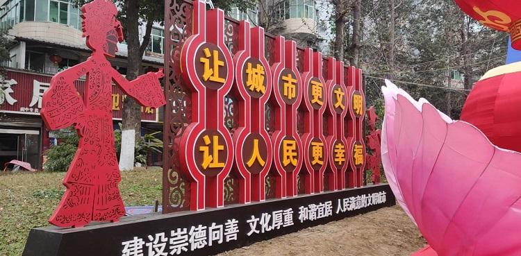 专注广告标识17年                           成都党建宣传栏制作厂