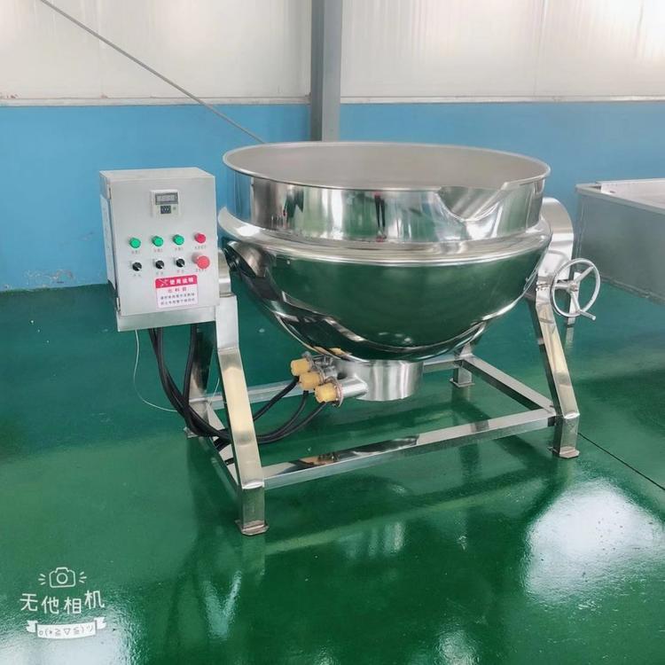 炒馅机 带搅拌可倾斜搅拌锅 熬汤锅 行星搅拌锅