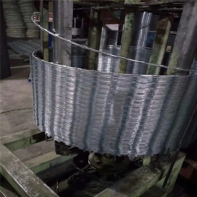 厂家供应 滚笼式热镀锌刀片刺绳304不锈钢刀片刺网  可定制飞腾刺绳