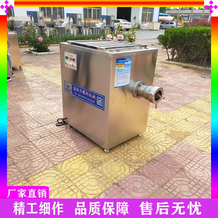120型不锈钢鲜肉冻肉绞肉机 商用食品肉类绞馅机 香肠馅料绞肉机厂家
