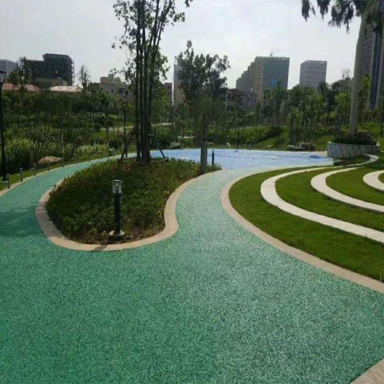 透水混凝土艺术施工透水混凝土彩色路面透水混凝土颜色