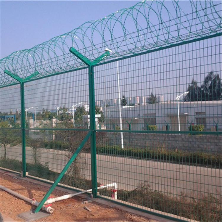 护栏网 机场护栏网 公路铁丝防撞双边丝护栏