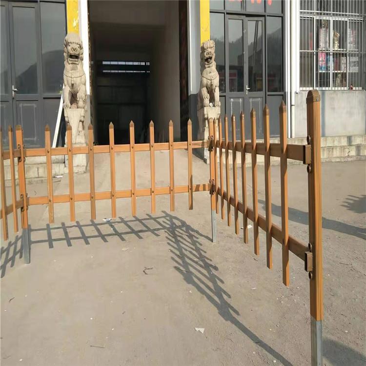 pvc草坪护栏 白色花坛栅栏 园林绿化带草坪护栏 工厂直销塑钢护栏