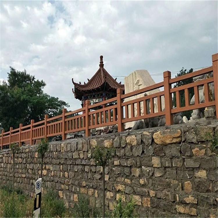 仿竹护栏 草坪河堤河道混凝土仿竹护栏 小区花坛绿化 仿木栏杆