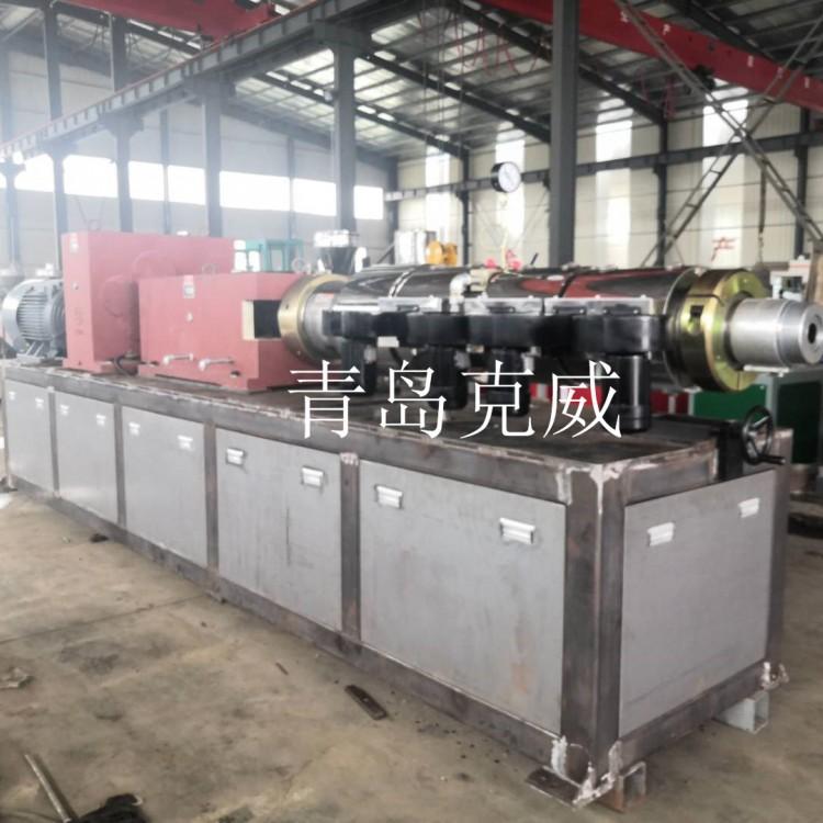 青岛克威SZ80双螺杆塑料挤出机价格 山东青岛双螺杆塑料挤出机生产厂家  青岛克威板材挤出机现货供应