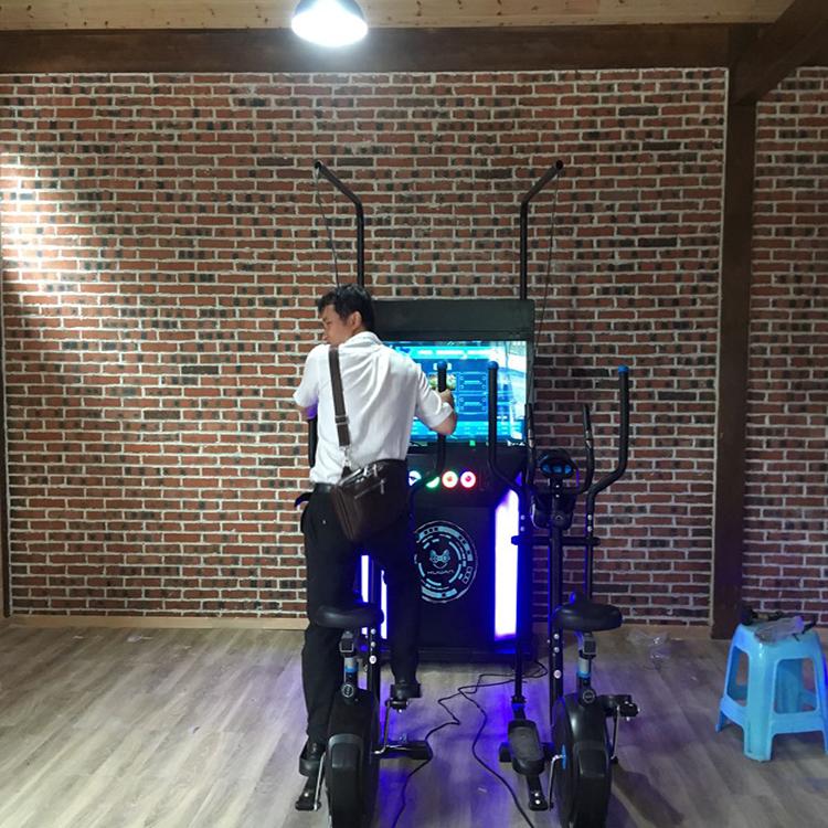 VR动感单车vr悬崖动感单车vr游乐设备厂家vr脚踏车健身VR运动健身设备乐阳