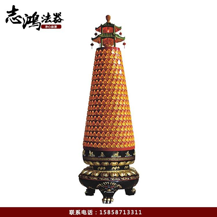 定制寺庙大雄宝殿千佛灯厂家 寺院墙壁式光明灯批发