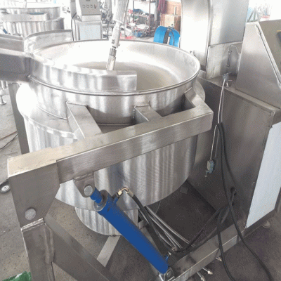 佳昊供应电加热600L行星炒锅 月饼馅料行星炒锅 半自动行星搅拌炒锅