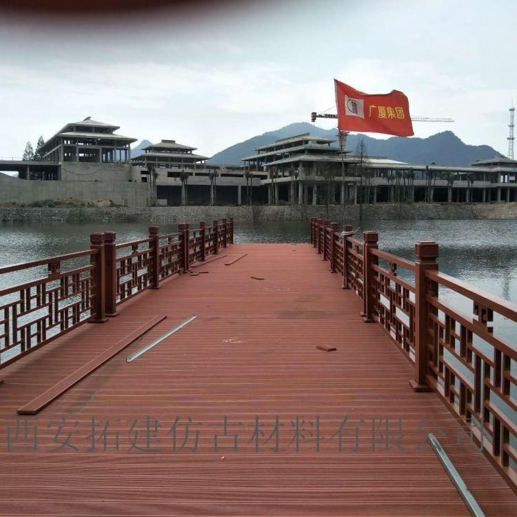 铝合金木纹转印护栏 金属仿古护栏 铝合金仿古护栏生产厂家