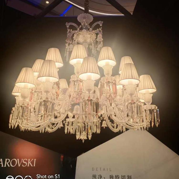 全国服务西城区清洗水晶灯服务高档酒店别墅会所装饰天花板灯安装维修 专业定制设计中式灯大堂灯具