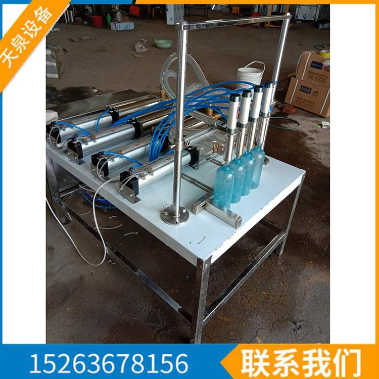 半自动4头灌装机 洗衣液专用灌装机价格 洗洁精专用灌装机厂家