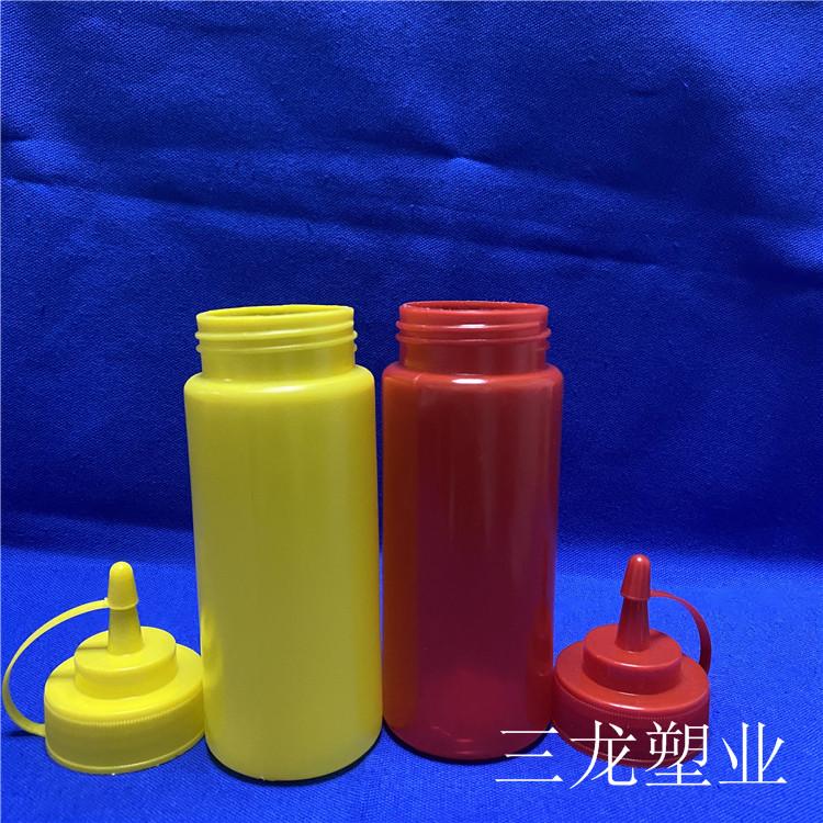 厂家直销 塑料挤酱罐 挤酱瓶 沙拉挤压瓶 现货批发