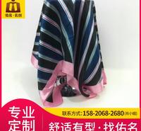 可定制缎面色丁小丝巾 日韩甜美仿真丝丝巾 数码条纹丁围巾 佑名服饰
