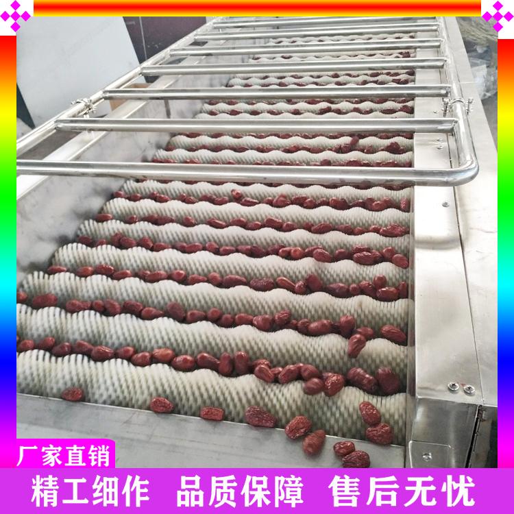 全自动土豆芋头去皮机 根茎类去皮清洗设备 雪莲果毛辊清洗机 大枣清洗去杂机
