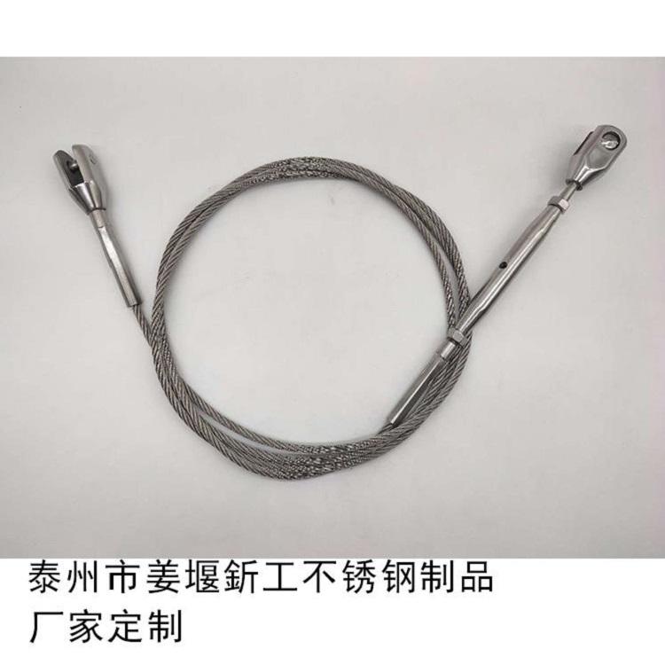 专业生产钢绞线拉索 钢丝绳压制钢丝绳拉索 不锈钢钢丝绳拉索厂家