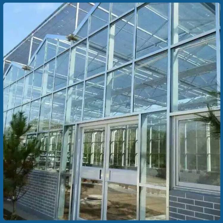 玻璃温室设计 青州温室工程 种植大棚 花卉琉璃温室定制