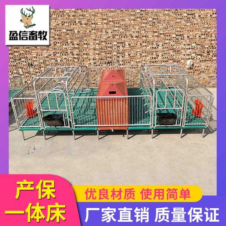 盈信畜牧  产保一体床 厂家供应双体复合母猪产床