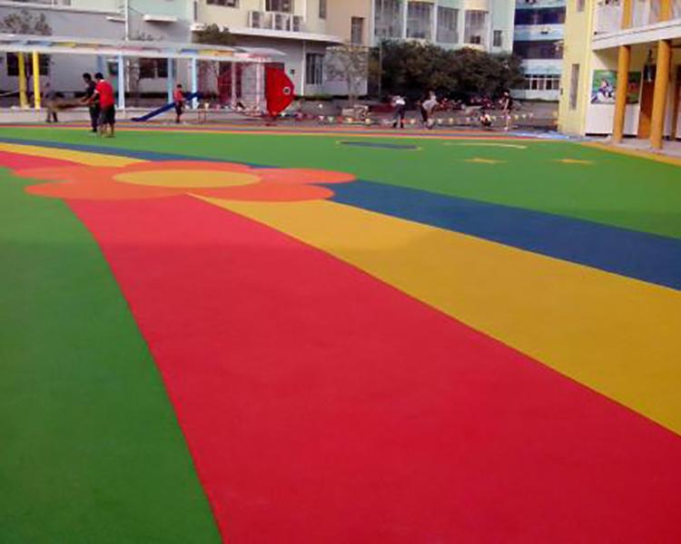 远洋体育厂家直销优质epdm橡胶颗粒幼儿园塑胶地面