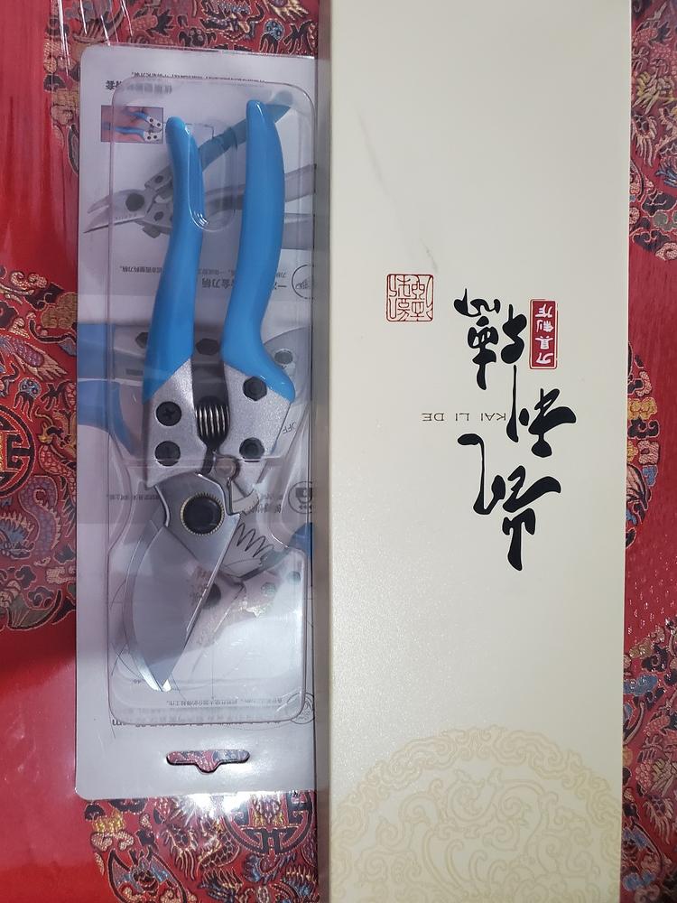 不锈钢园艺剪长嘴直刃修树枝剪花卉剪刀鲜花果树修枝剪